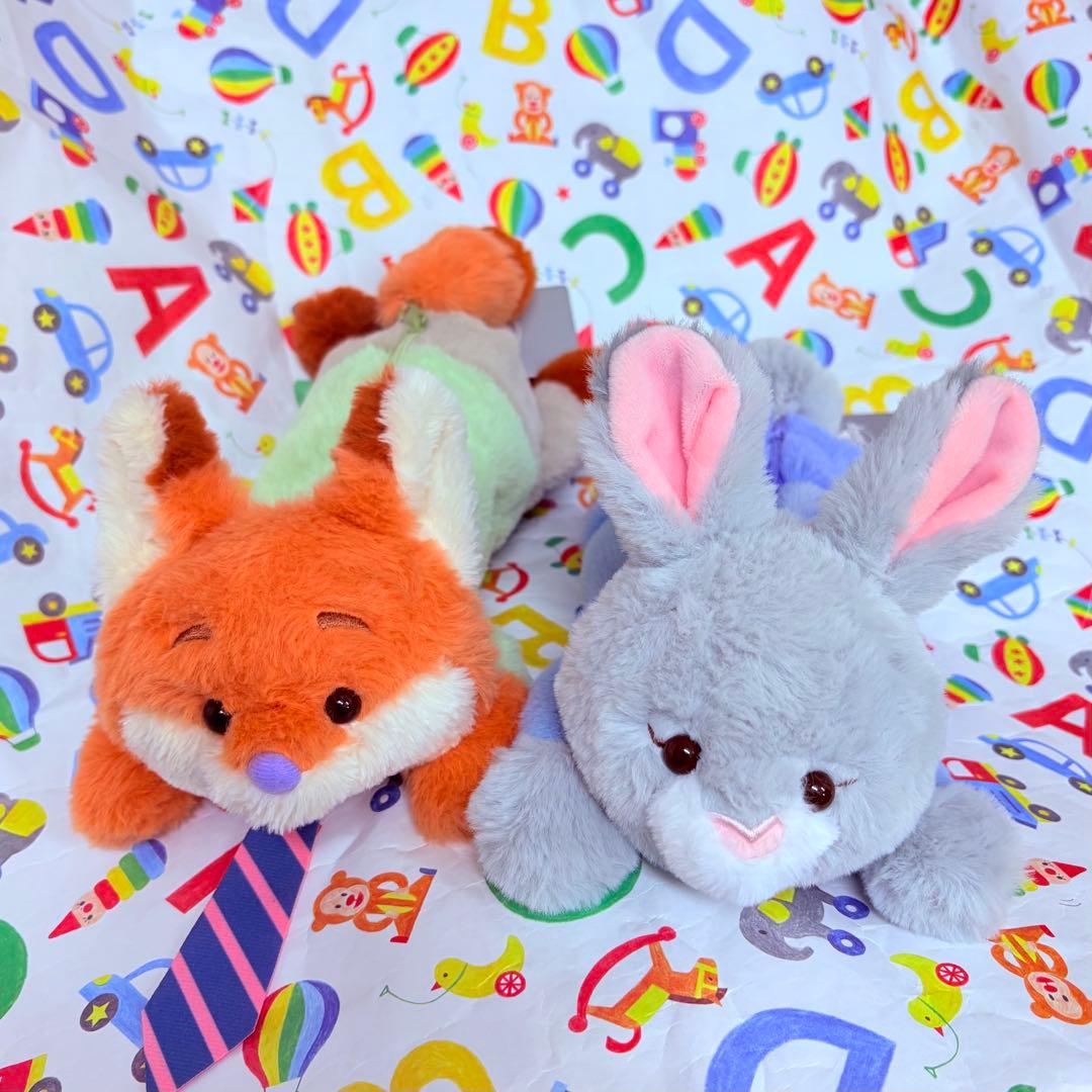 ズートピア　ニック　ジュディ　ペンケース　ぬいぐるみペンケース　ディズニー