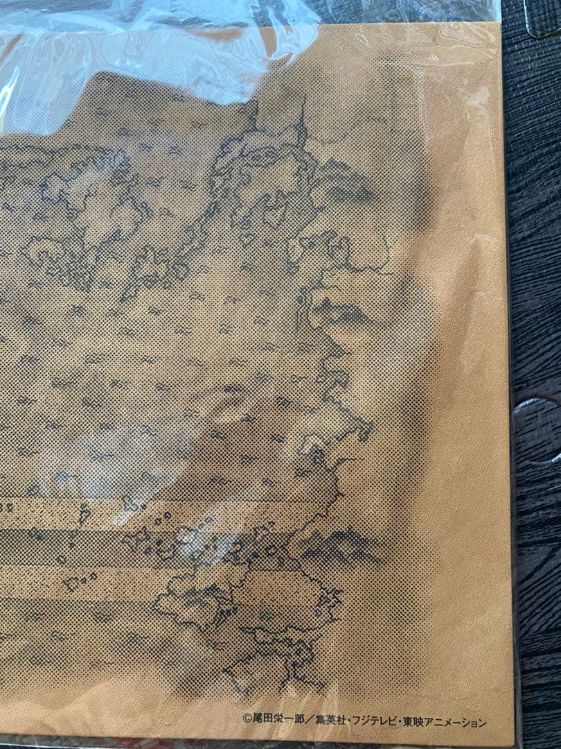 ONE PIECE 海図　非売品　レザー　当選書付　2002年