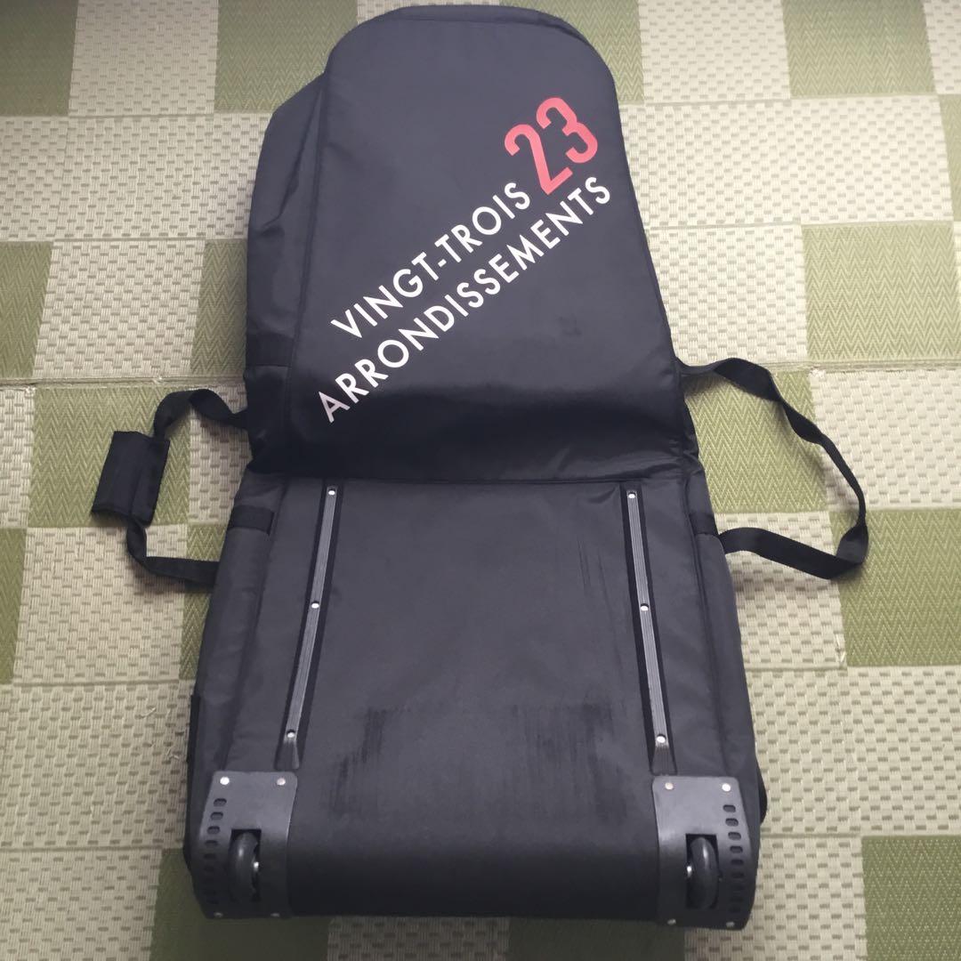 美品！23区GOLF トラベルバッグ 黒 キャスター付き