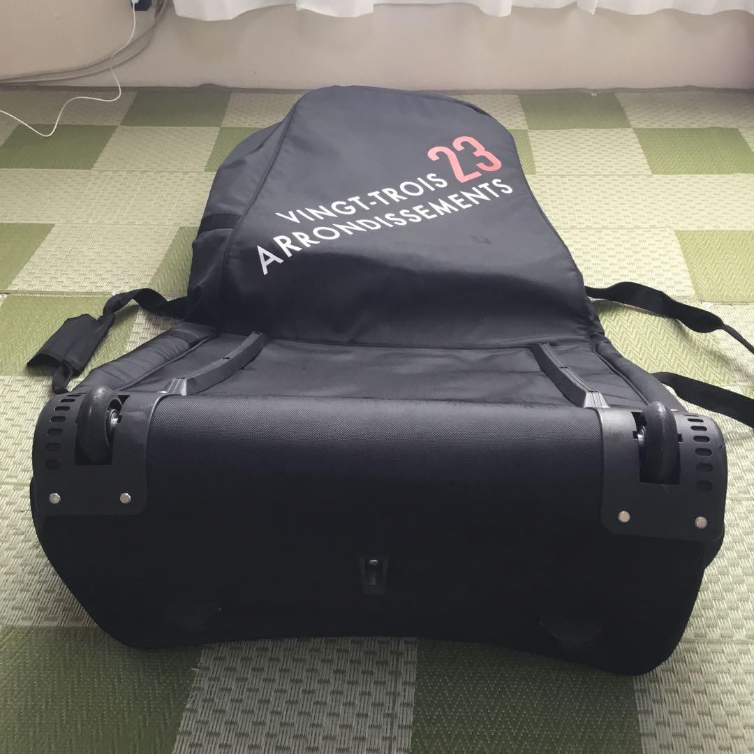 美品！23区GOLF トラベルバッグ 黒 キャスター付き