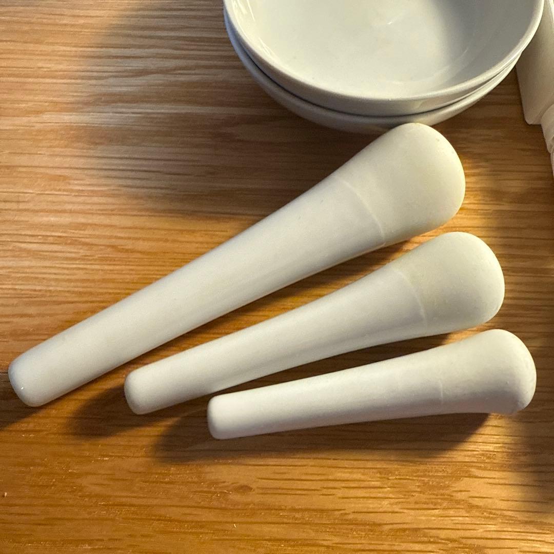 まとめ売り　ナカガワ胡粉　日本画用水干絵具セット 23色＋18色　乳鉢　乳棒　皿