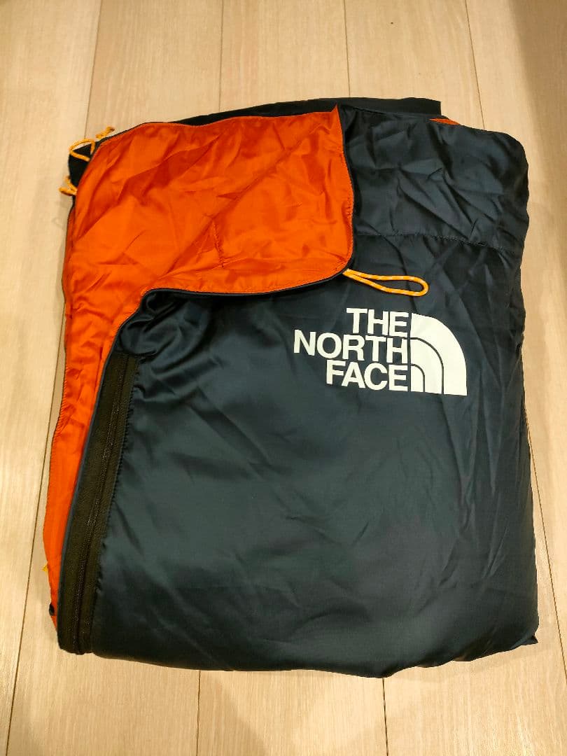 新品 ノースフェイス ブランケット ネイビー×ブロンズ