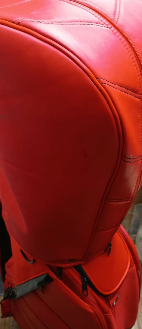 【希少】フェラーリ キャディバッグ ゴルフバッグ レッド カート型 5分割