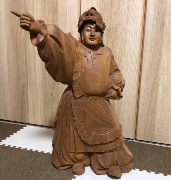 蘭陵王　仏像（木像）仕入れ価格で35万円程！