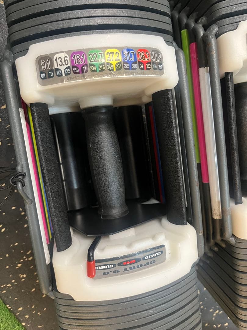 ブロックダンベル27段階調節2個セット