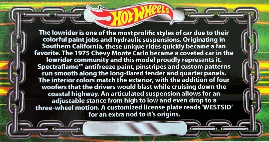 ホットウィール RLC 1975 シボレー　モンテカルロ Monte Carlo