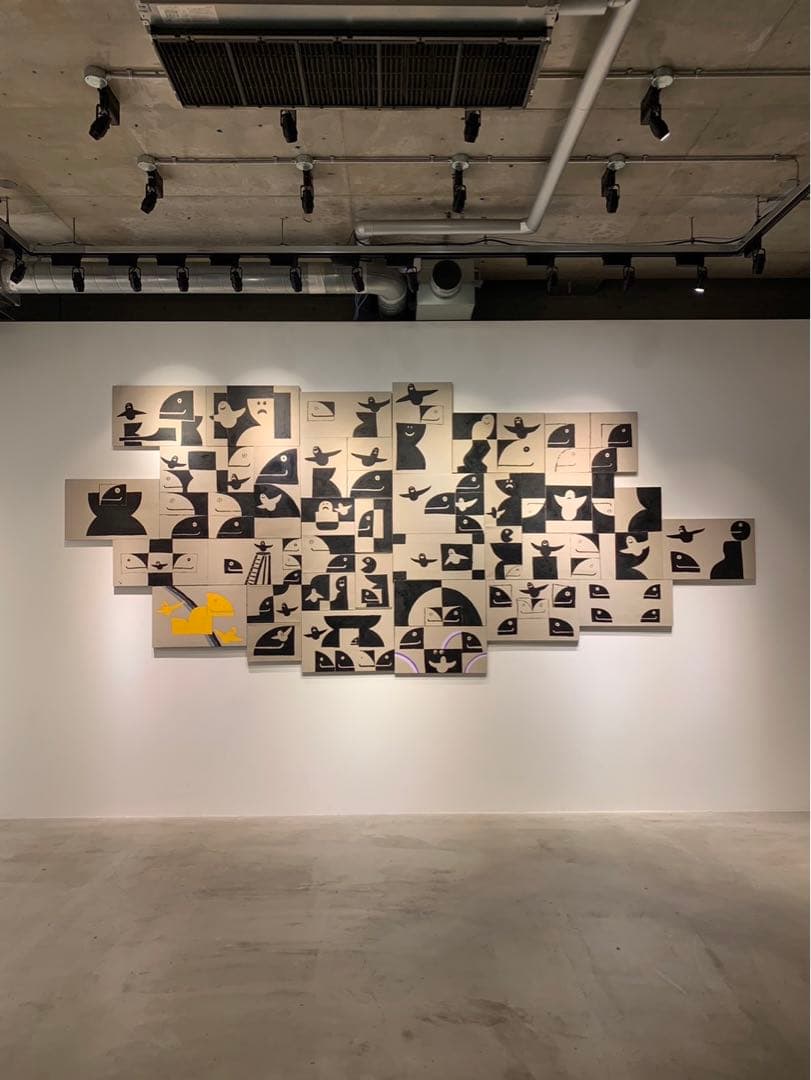 個展作品 mark gonzales gonz マークゴンザレス 直筆キャンバス