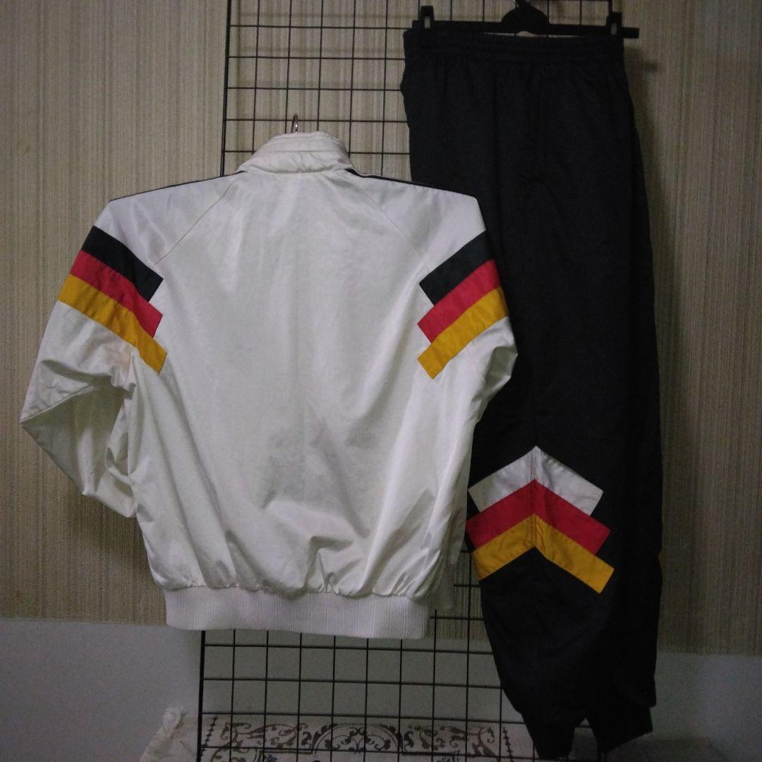 92”西ドイツ代表ウインドスーツadidas 上下セット2L/L