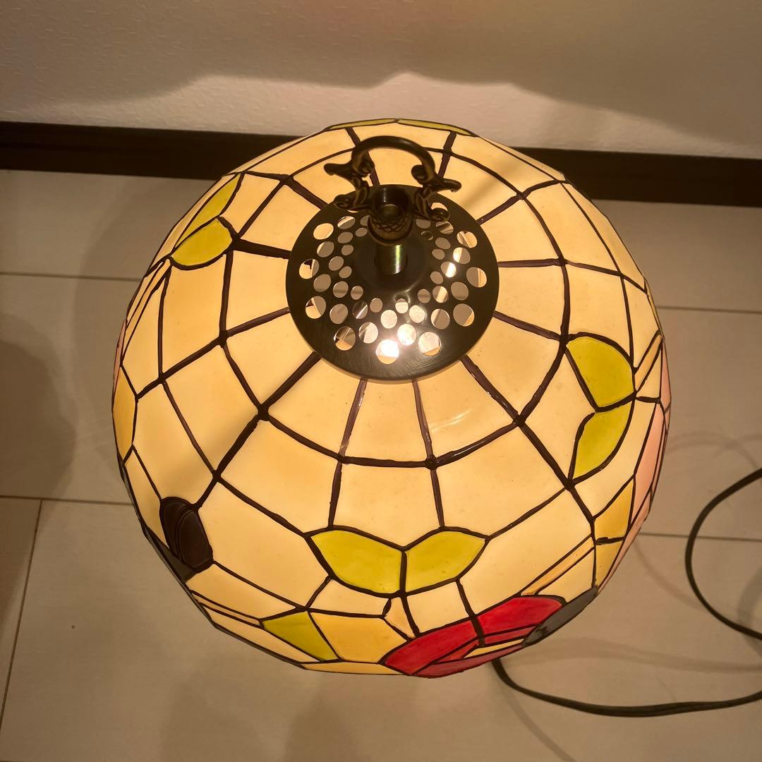 ステンドグラス　ランプ　新品