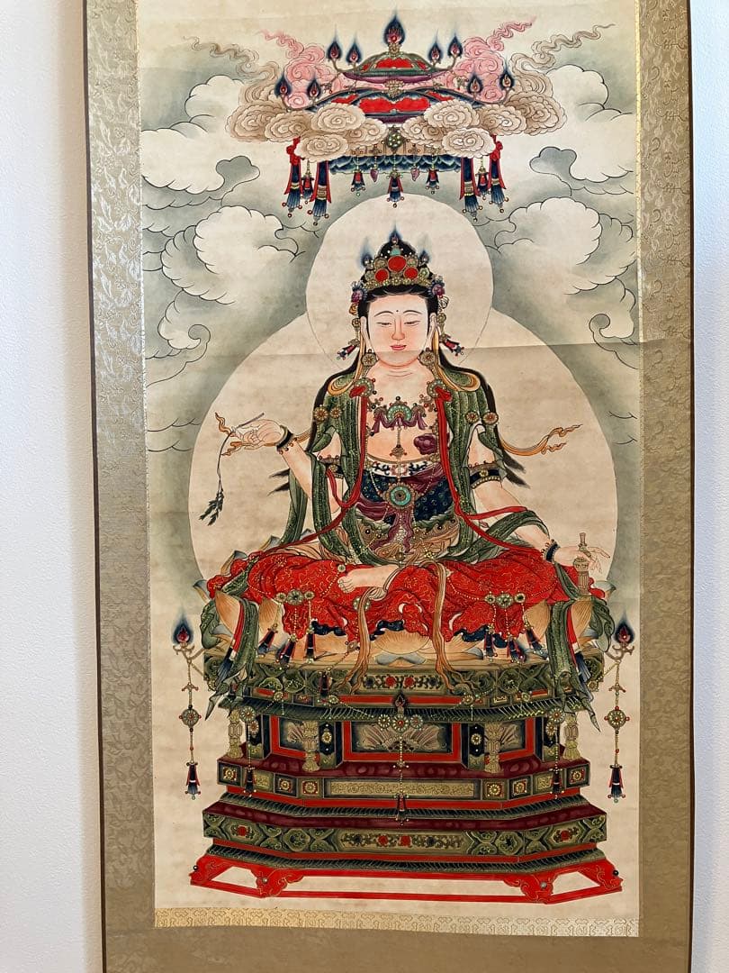 値下げ 中古品 掛軸 日本画 掛け軸