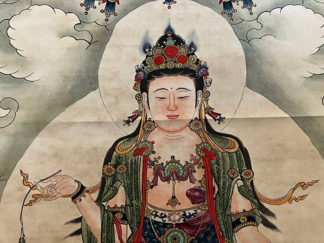 値下げ 中古品 掛軸 日本画 掛け軸