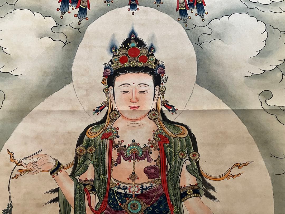 値下げ 中古品 掛軸 日本画 掛け軸