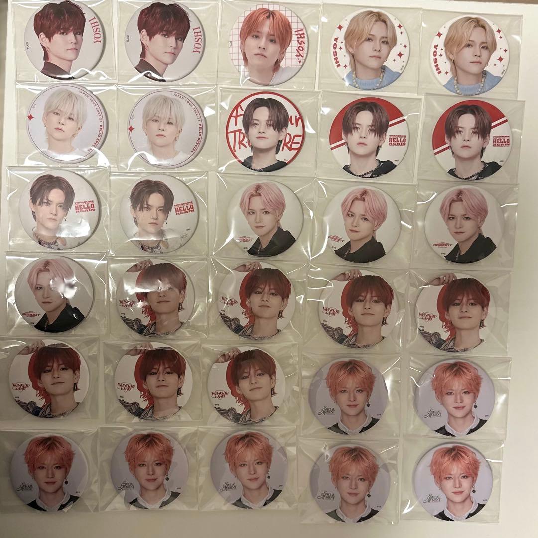 treasure ヨシ 缶バッジ まとめ売り