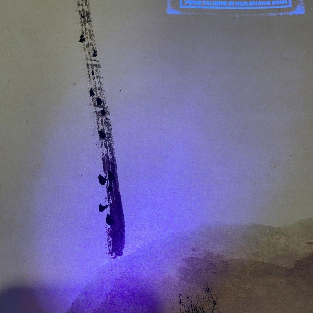 四尺 中堂 水墨画 晩香図 齊白石風 宣紙 表装済み 防伪証明書付