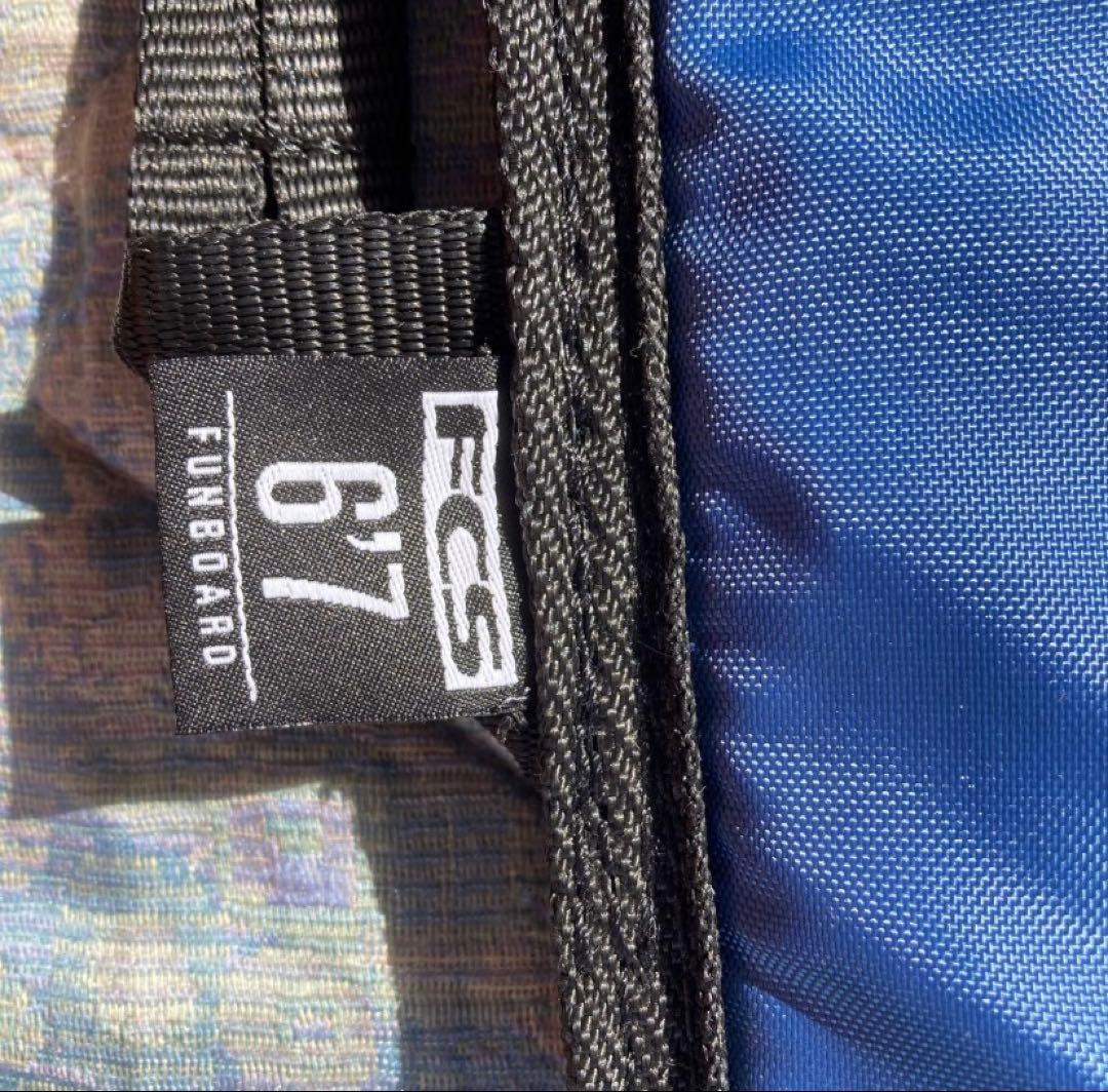 FCS製　6'7\" ファンボード　サーフボードケース