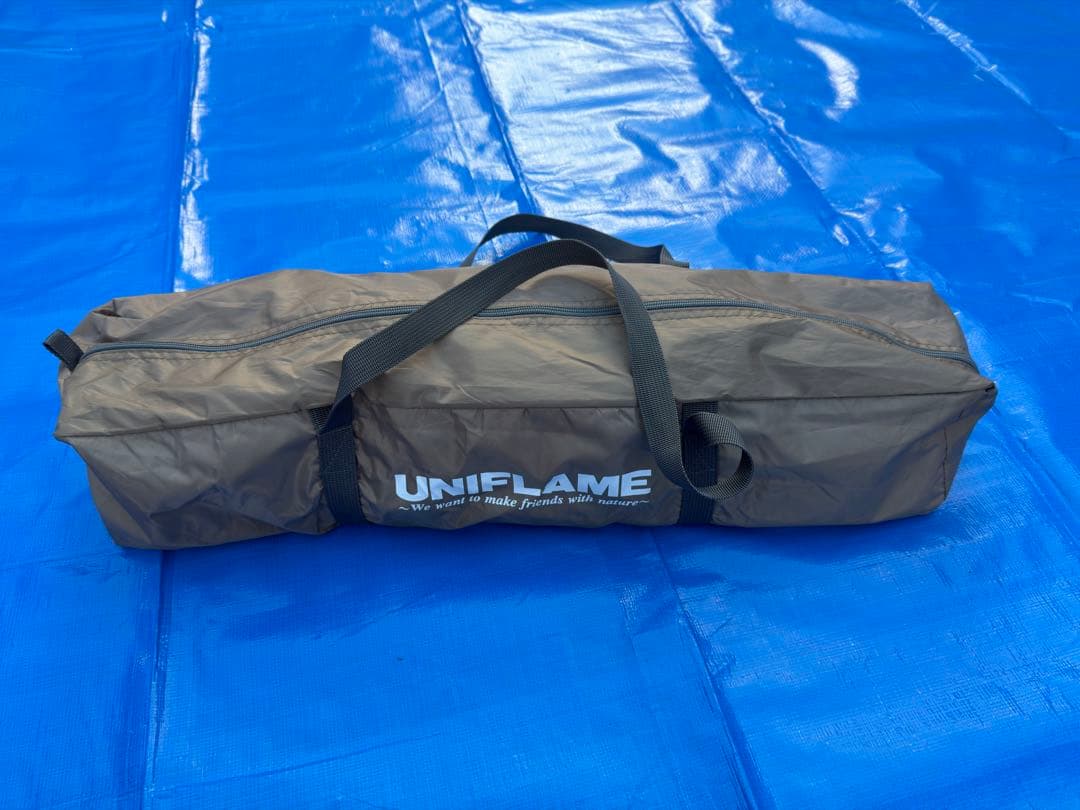 【美品】ユニフレーム　REVOタープＭ　TAN ポールセット