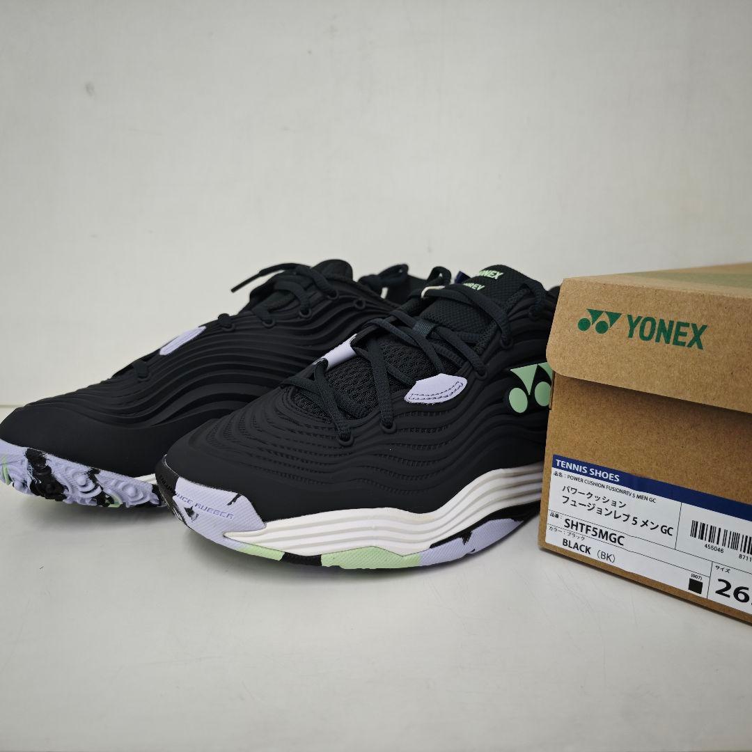 YONEX SHITFMSGC テニスシューズ ブラック 26.0cm