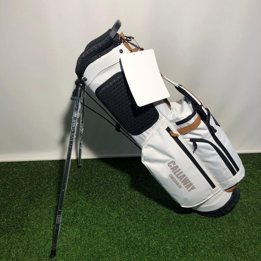 キャロウェイ　レイドバック　スタンド式 キャディバッグ　7.5型 ベージュ