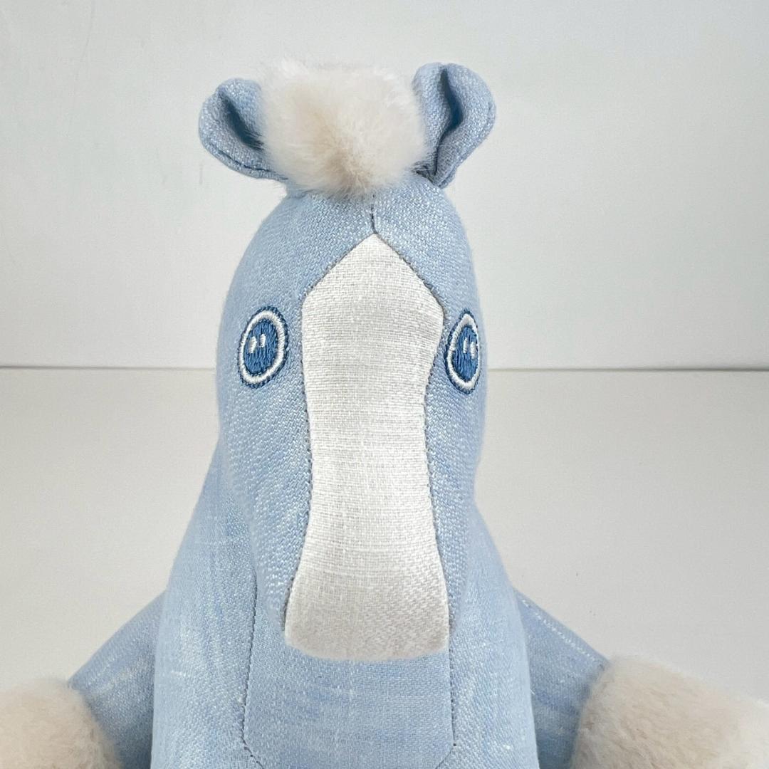 新品未使用 HERMES エルメス　ぬいぐるみ　ベビーエルミー　ブルーグラシエ