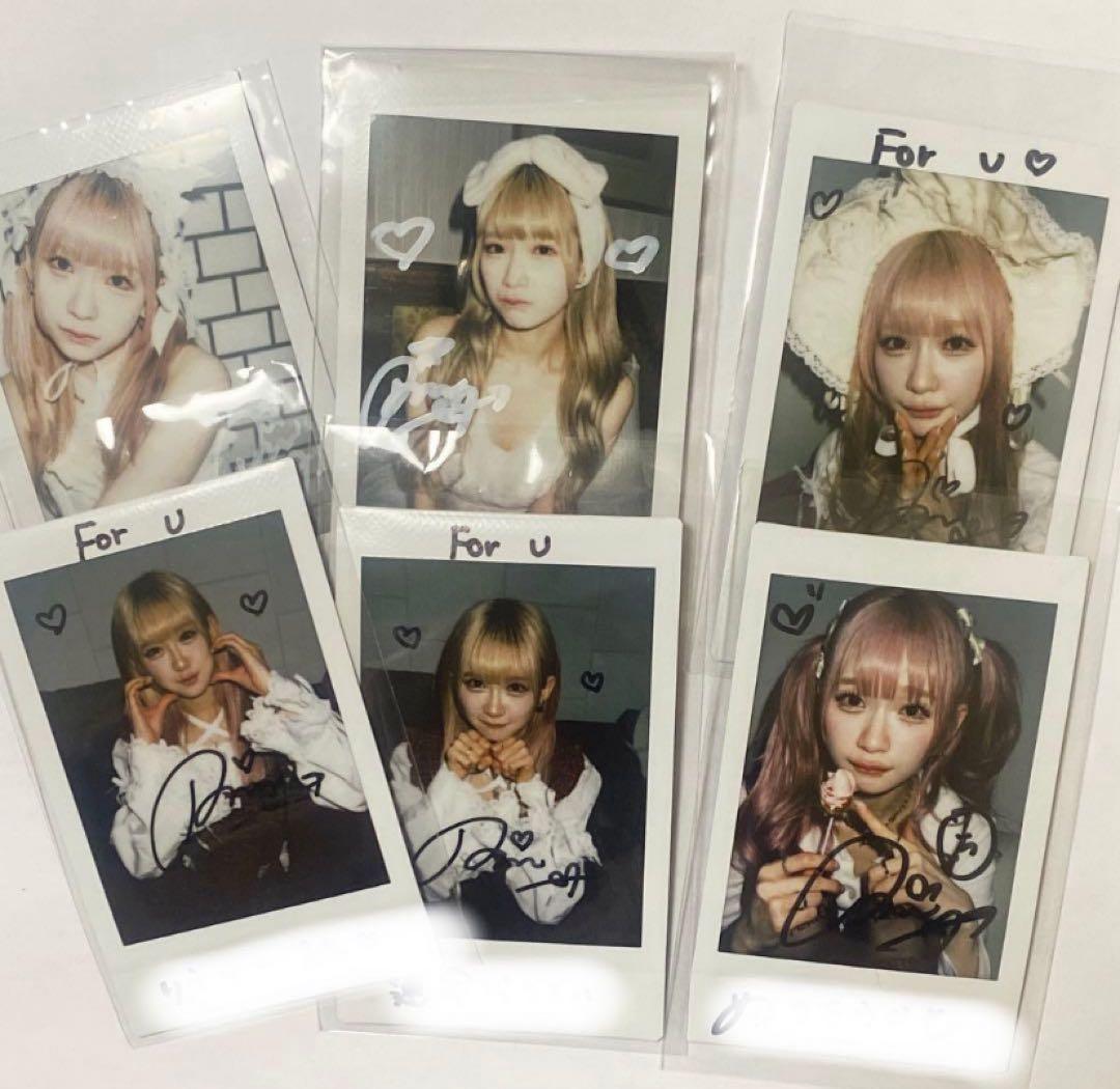 REIRIEれいりえ 金子理江 ランチェキ サイン入り 6枚セット