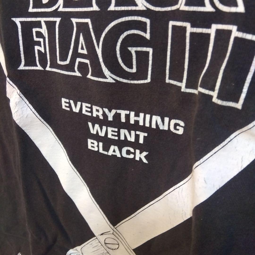 90sビンテージBLACK FLAG Tシャツ パンクHARDCORE Mサイズ