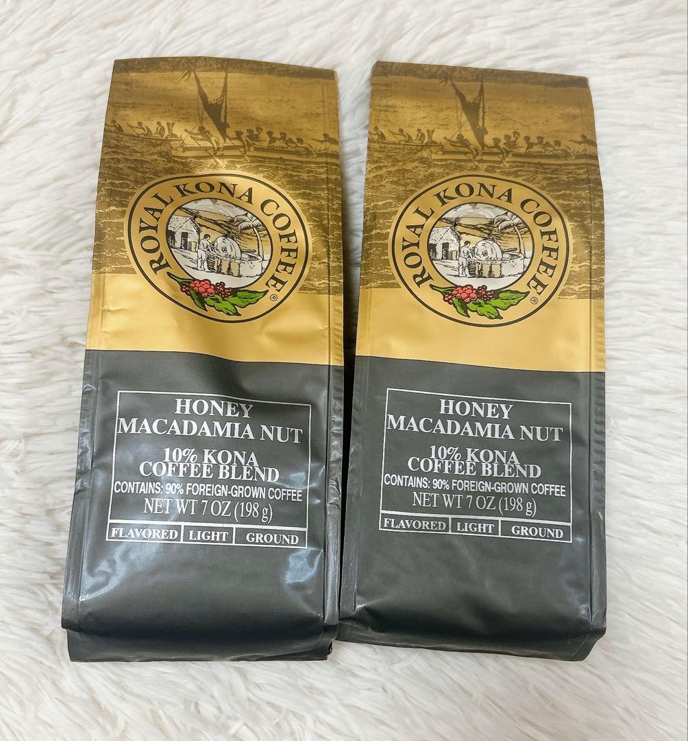 ロイヤルコナコーヒー ハニーマカダミアナッツ 198g 10個セット