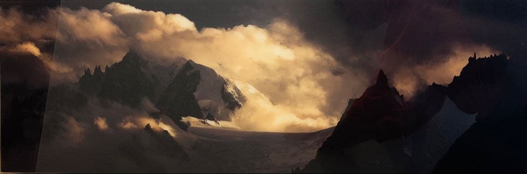 モンブラン山の写真パネル