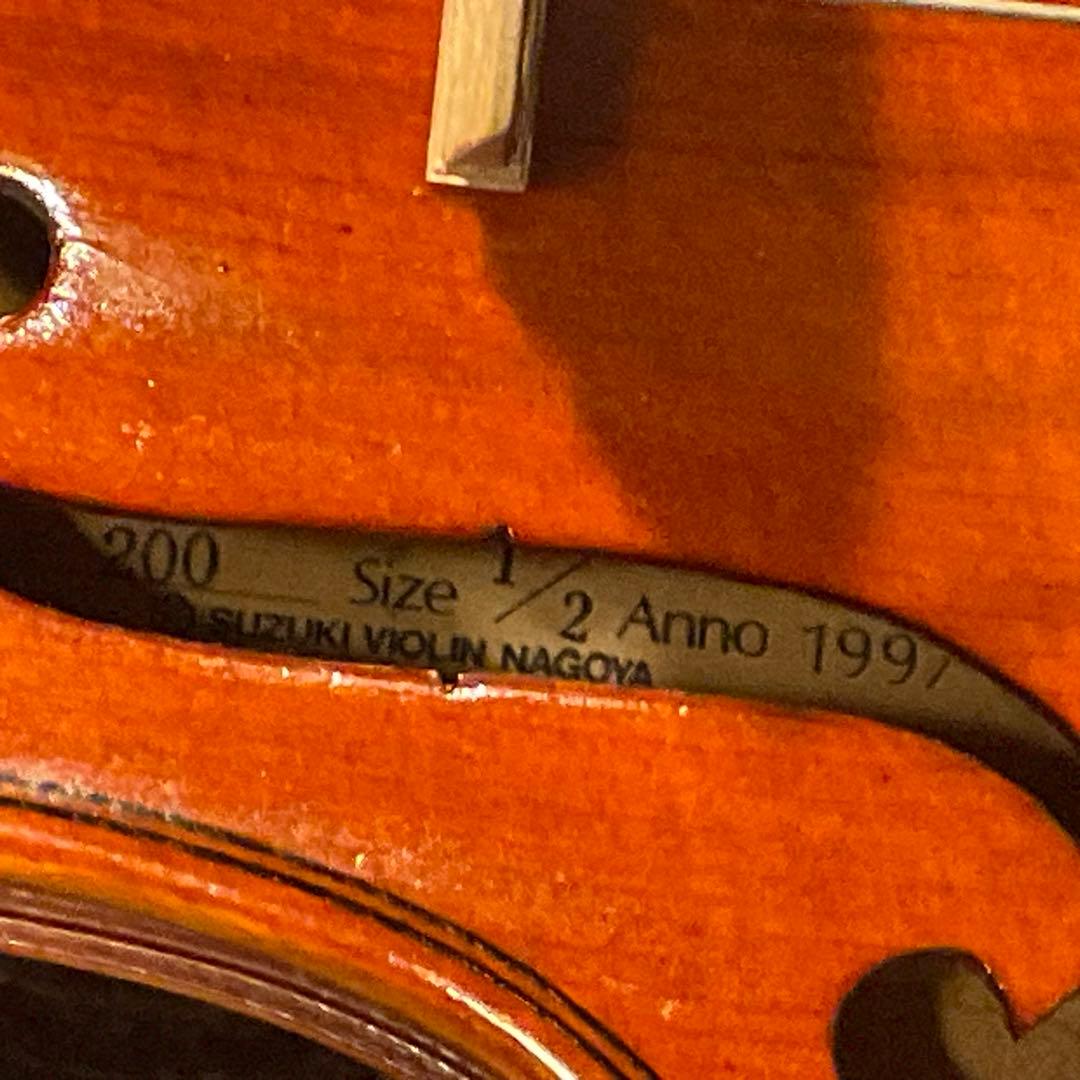 スズキバイオリン No.200 1997年製 1/2 SUZUKI ヴァイオリン