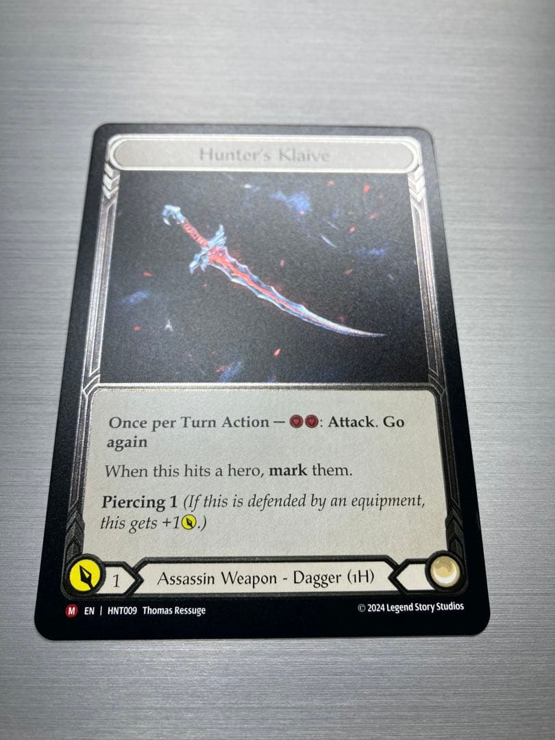 【未使用美品】Hunter's Klaive/狩人のクレイヴ　cf 英