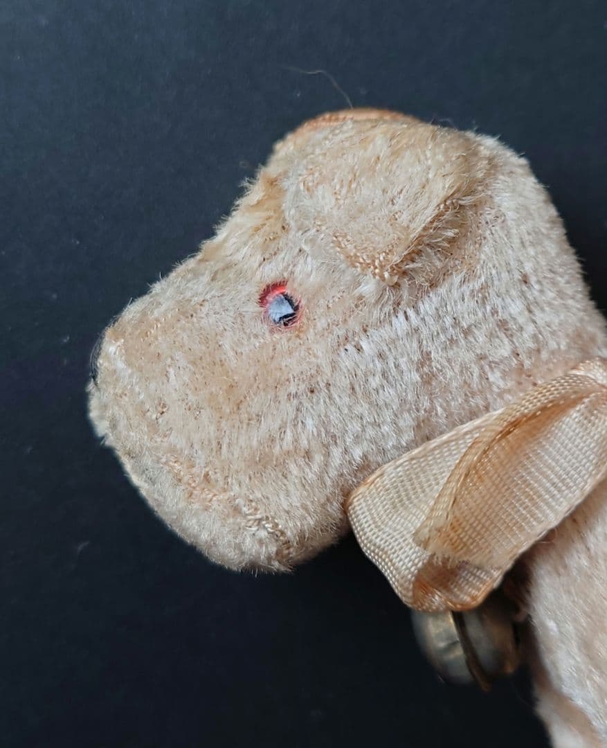 ラストワンワン　アンティークのぬいぐるみ　テリア　大正〜昭和初期　日本製　輸出用