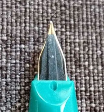 パイロット PILOT 14K 未使用 ゴールド ターコイズ色 万年筆 細字