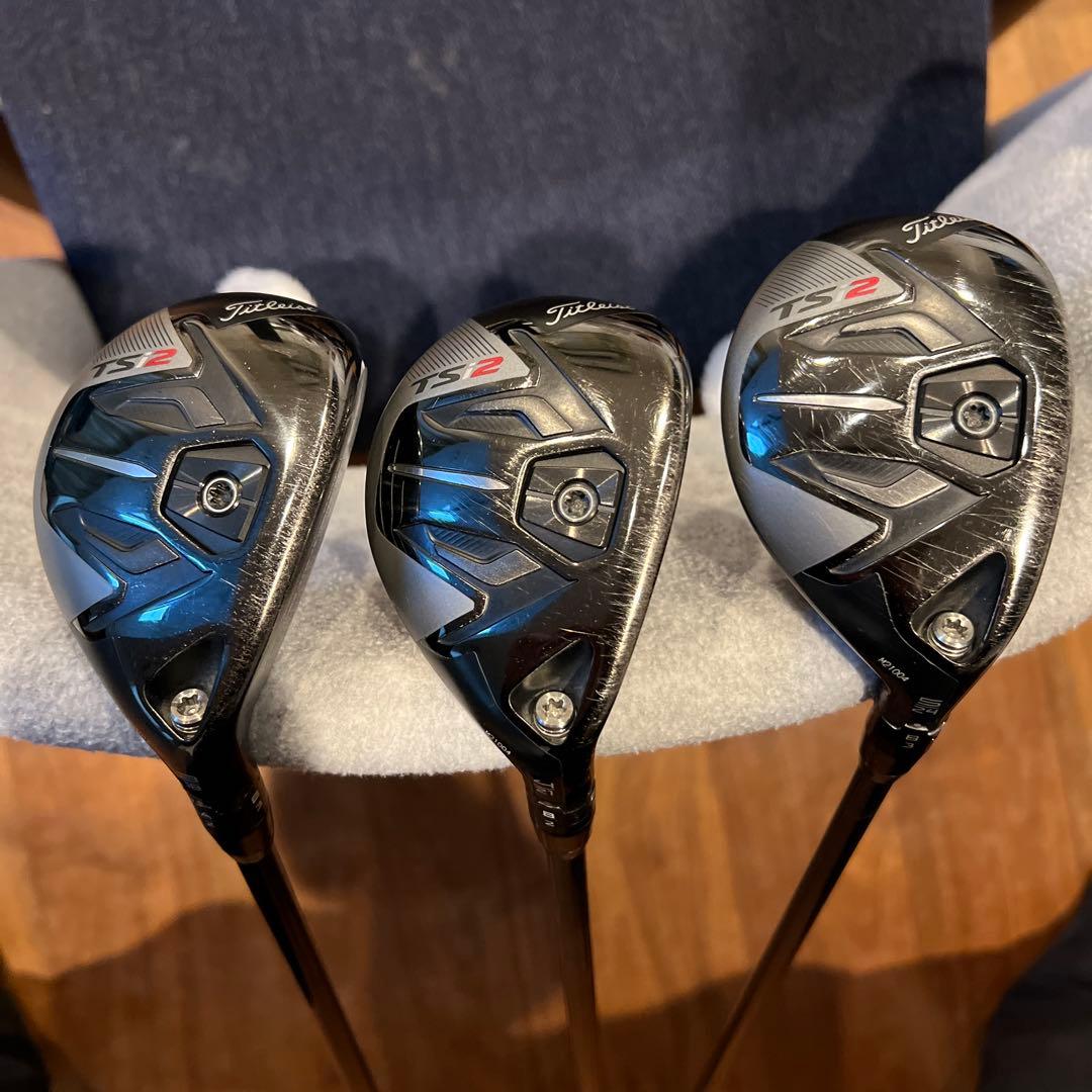 タイトリストtsi2ユーティリティ3本セット　18度、21度、24度　付属品多数
