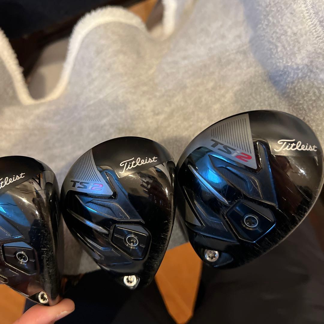 タイトリストtsi2ユーティリティ3本セット　18度、21度、24度　付属品多数