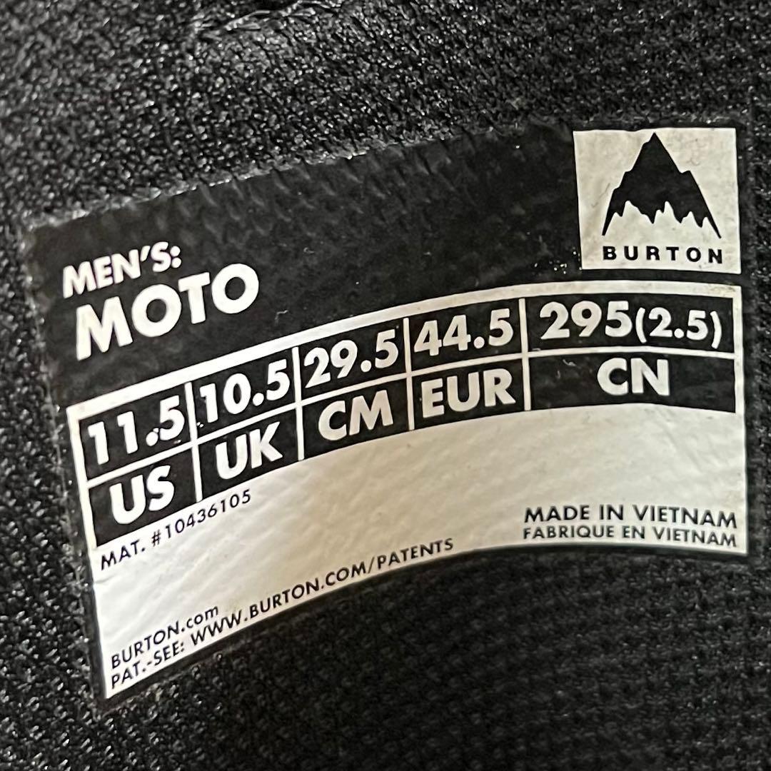 【美品_即日発送】BURTON バートン スノボブーツMOTOモト29.5cm