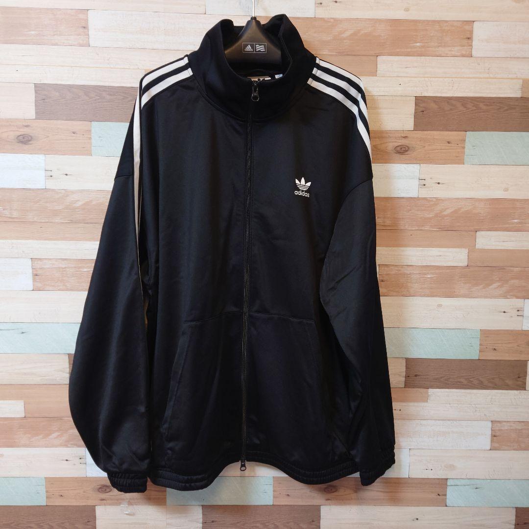 新品 adidas オリジナルス トラックジャケット セットアップ ブラック