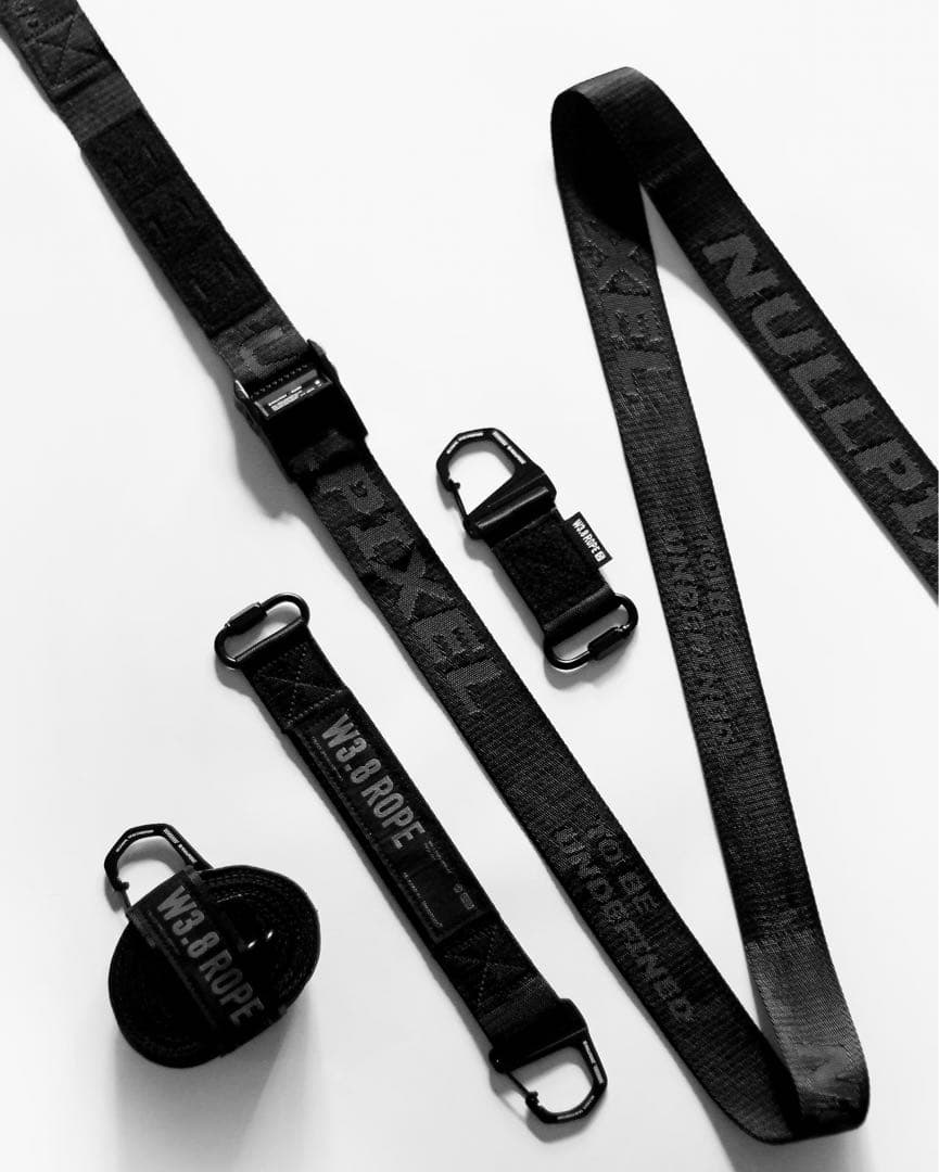 NULLPIXEL W3.8 ROPE BLACK UNIT/04 4本セット