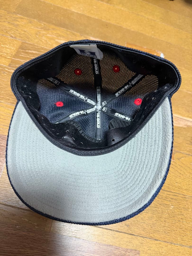 横浜高校帽子 Hi-Gold ネイビーキャップ 57