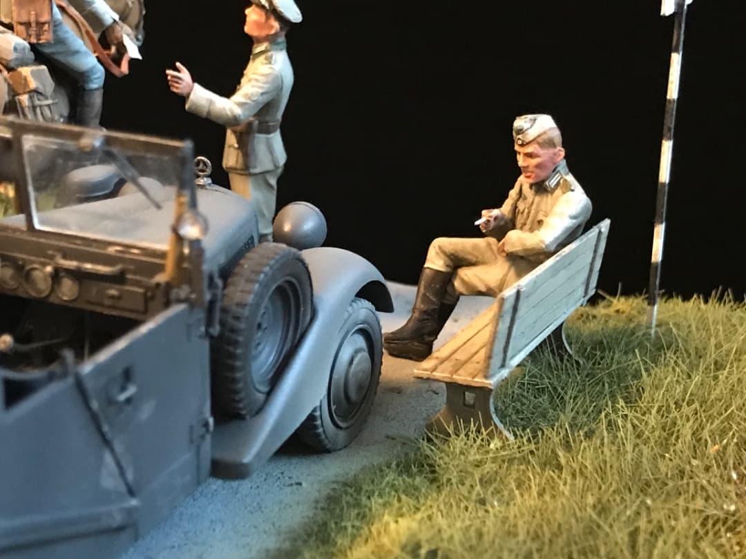 1/35ジオラマ ドイツ軍　第二次世界大戦　完成品Master Box