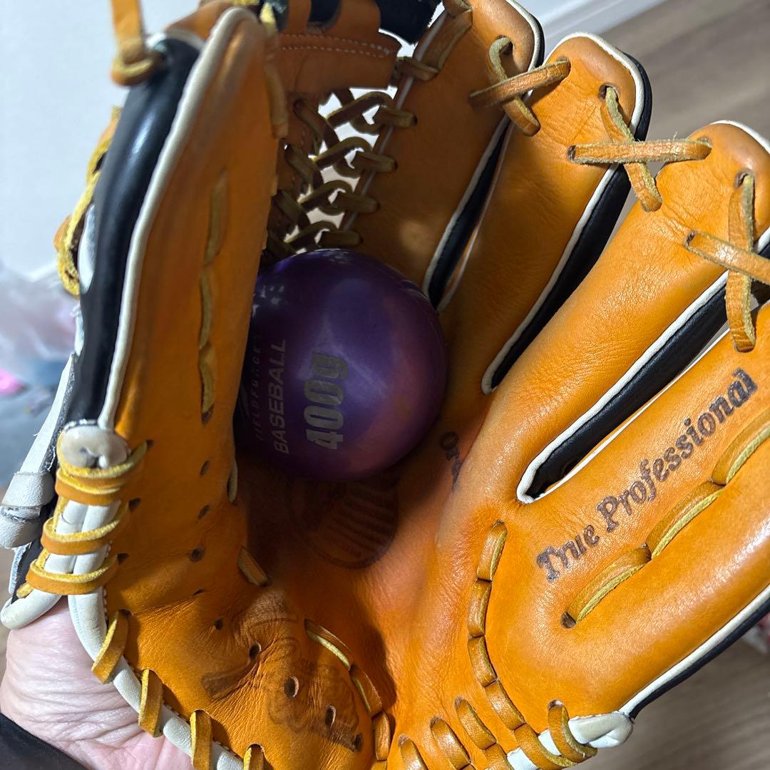 スラッガー 軟式グローブ オレンジ/黒