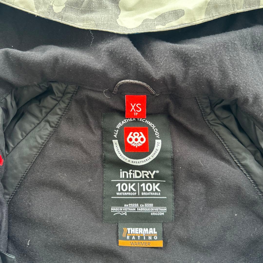 BURTON SIXEIGHTSIX スノーボードジャケット XS パンツセット