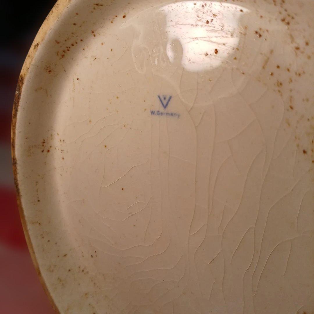 W. Goebel 陶器製ランプ 少女デザインapple tree girl