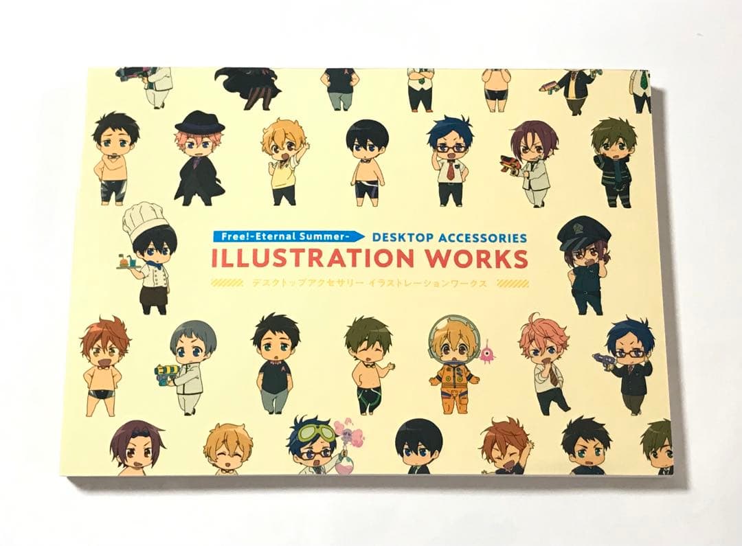 Free!ES デスクトップアクセサリーイラスト冊子本 七瀬遙 松岡凛 鴫野貴澄