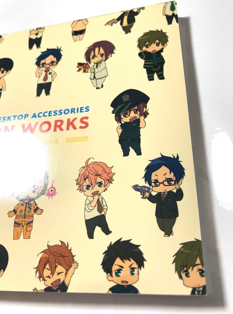 Free!ES デスクトップアクセサリーイラスト冊子本 七瀬遙 松岡凛 鴫野貴澄