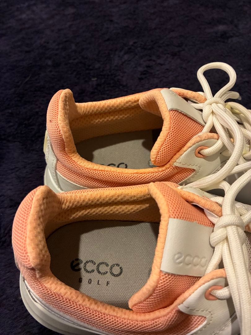 美品ecco ゴルフシューズ シロ 白 22.5 NEW BALANCE