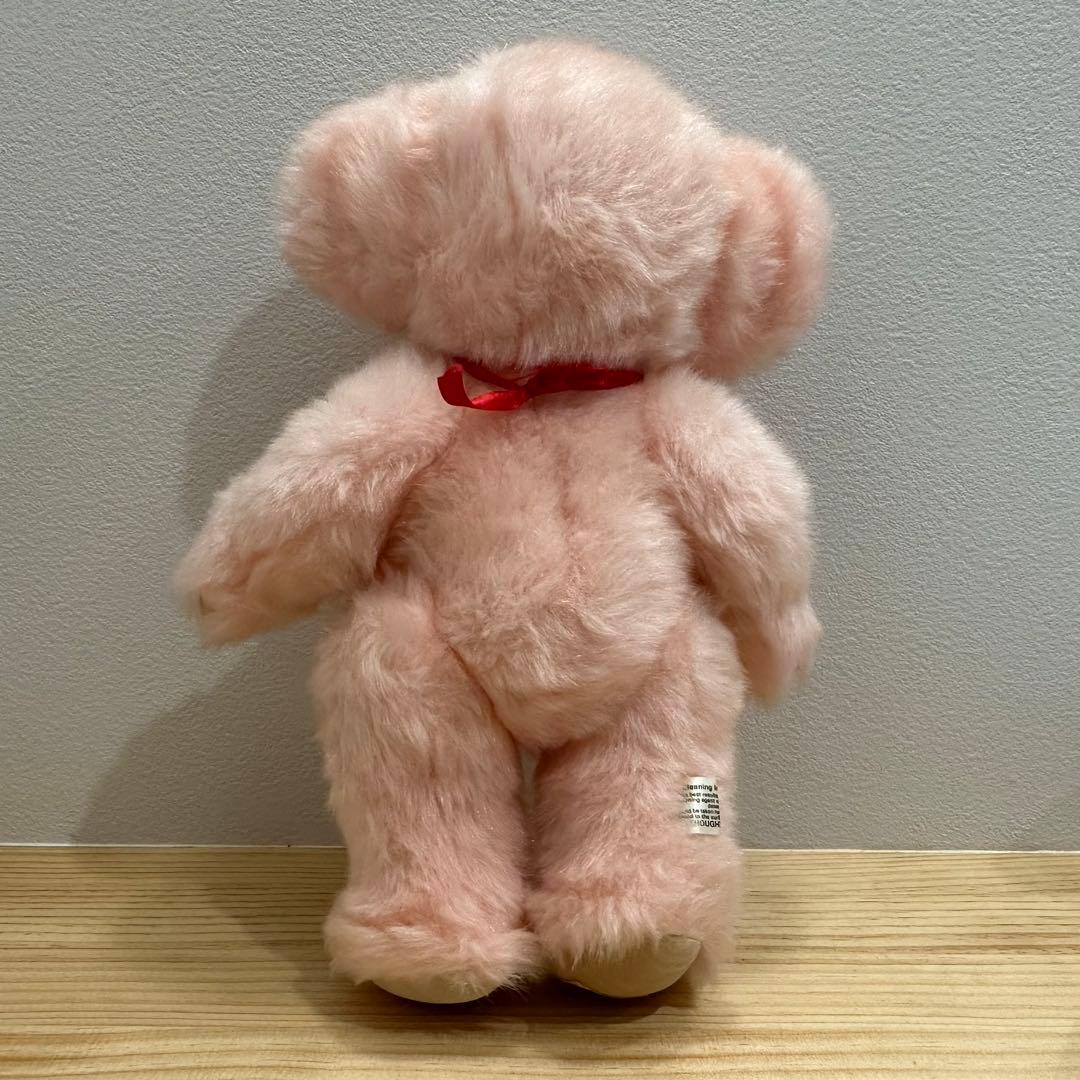 ヴィンテージ チーキー ピンク ナイロン メリーソート アンティーク テディベア