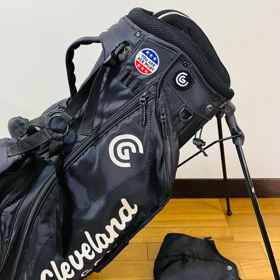 【希少品】Cleveland Golf キャディバッグ スタンド式 送料込み