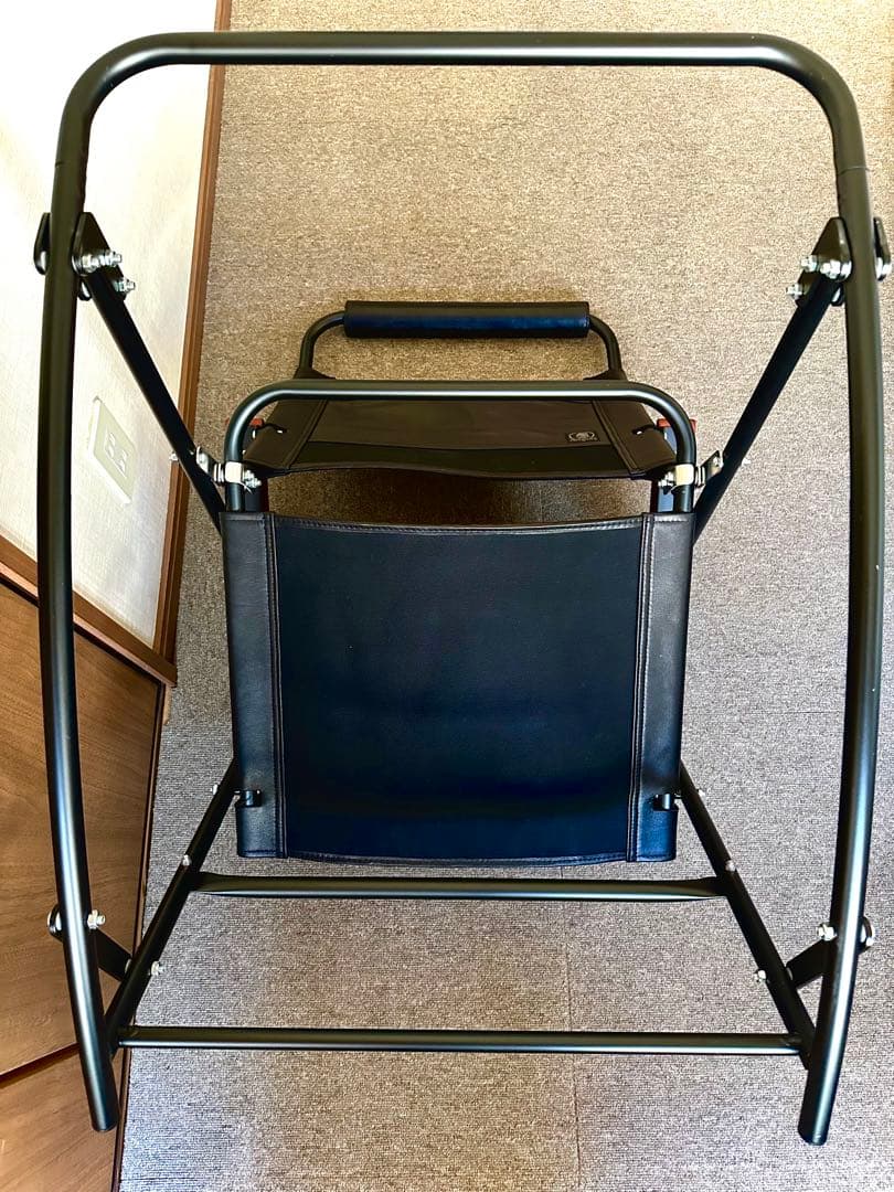 BACKDROP LEATHERSロッキングチェア ブラックフレーム