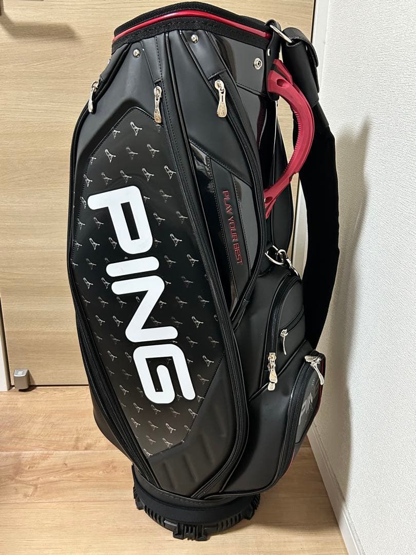 ‼️美品 レア物‼️PING 2023 CB-U2304キャディバッグ　【ブラック】