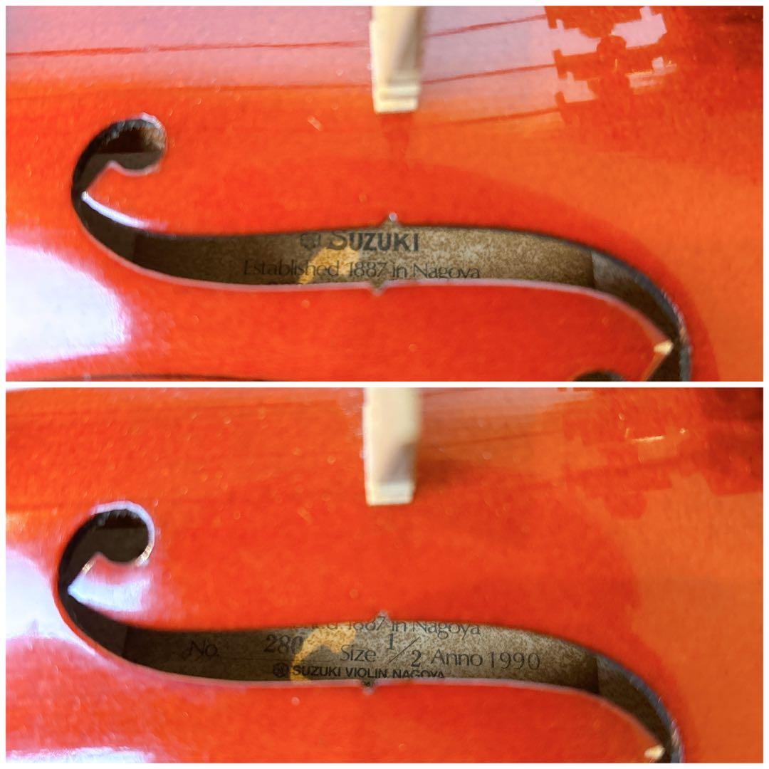 【美品】 SUZUKI スズキ 280 1/2 バイオリン 子供用 弦楽器 入門