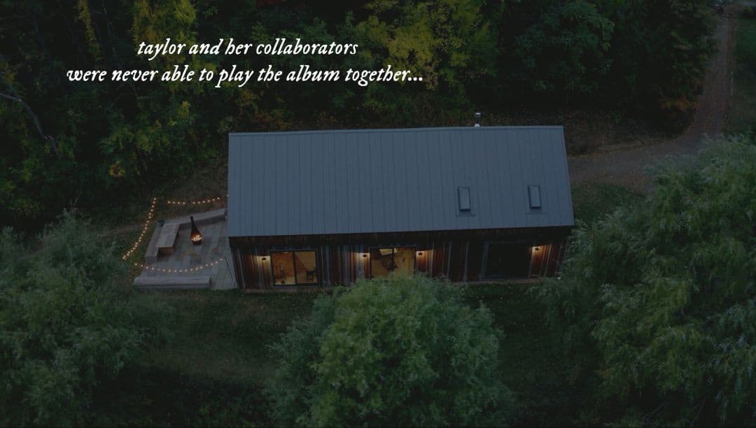 『フォークロア: ロング・ポンド・スタジオ・セッションズ』Disney+ポスター